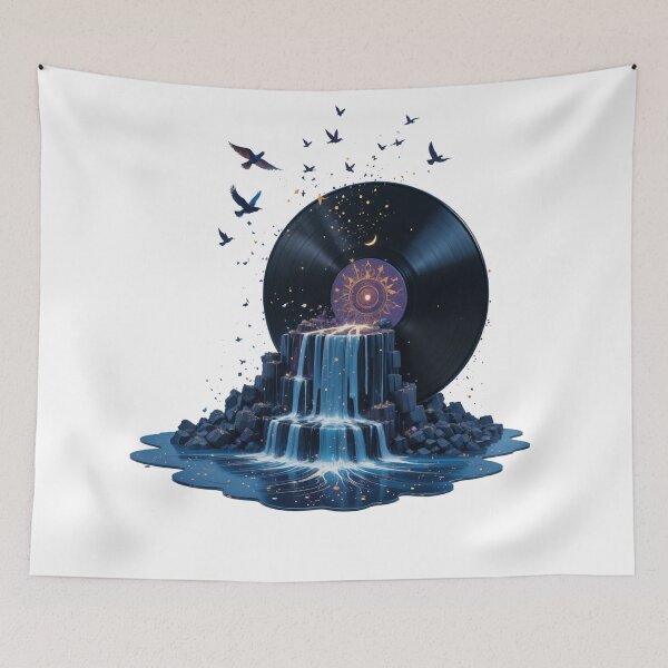 Item preview, Vinyl Waterfall Dreamscape designed and sold by latelierdechris.