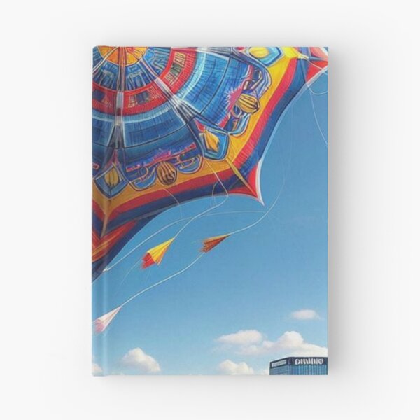 Item preview, Colorful 80s Round-Tail Kite in the Sky – Retro AI Design for Clothing, Accessories & Kite Enthusiasts designed and sold by knalpot-design.