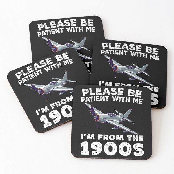 Item preview, Please Be Patient With Me I'M From The 1900 S - Old Classic FighterJet  designed and sold by Smix Pixels.