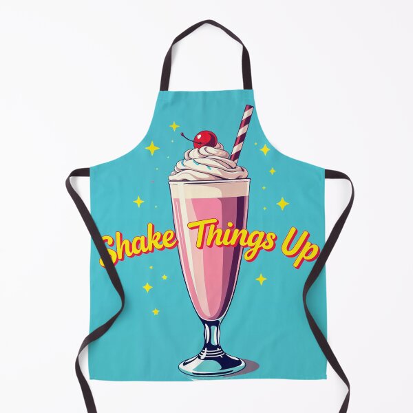 Item preview, Shake Things Up – Retro Strawberry Sundae Milkshake Poster designed and sold by MooLaLa.Store.