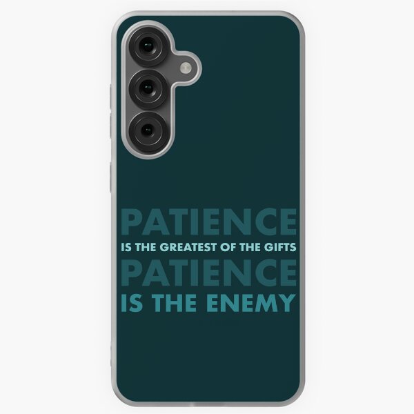 Item preview, "The Paradox of Patience" – Introspective Typography Quote Art designed and sold by mariancik.