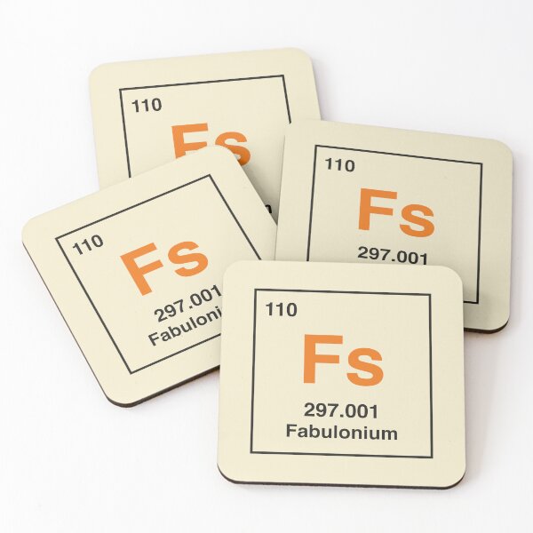 Item preview, Element of Fabulousness Funny Periodic Table Fabulonium Stylish Humor designed and sold by Stadify.