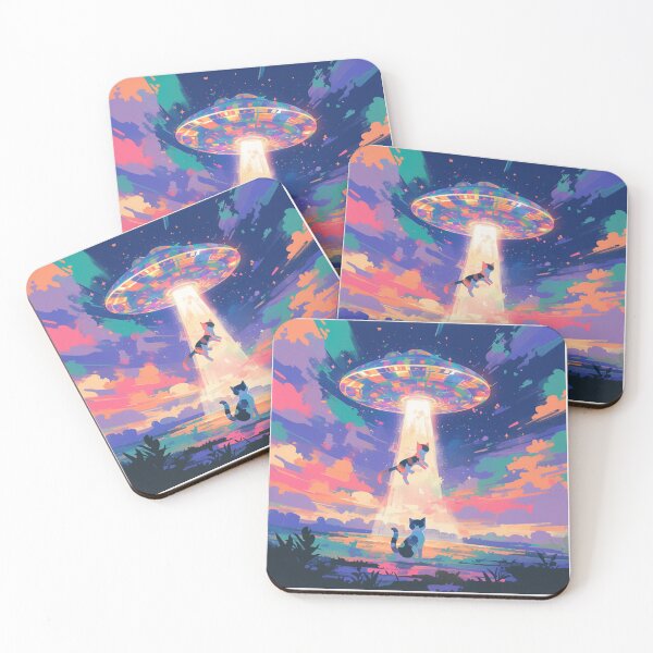 Item preview, Ufo Cats designed and sold by MendaciousMina.