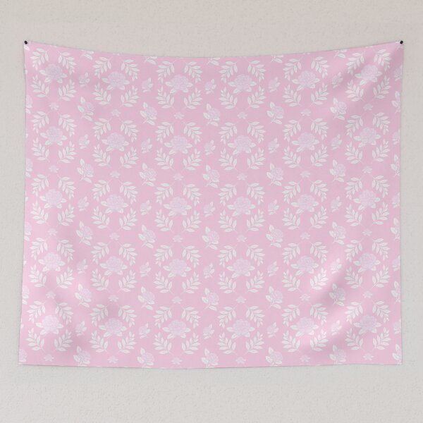 Item preview, Camellia Damask Pink and White designed and sold by SilverPegasus.
