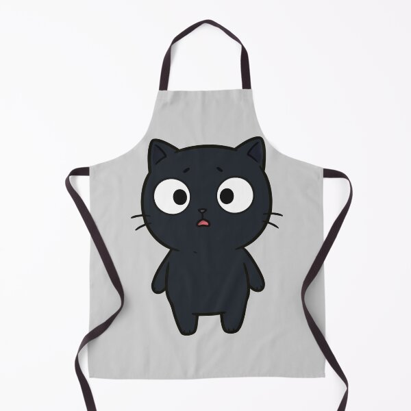 Item preview, Cute Black Cat Surprised – Funny and Startled Kitten Art designed and sold by imaginariun.