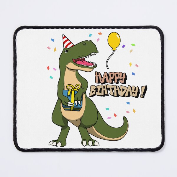 Item preview, Happy Birthday Dinosaur T-Rex designed and sold by Jaudaux Designs.