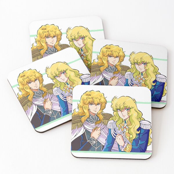 Item preview, Brigadier Oscar François de Jarjayes オスカル フランソワ ド ジャルジ Reinhard van Astrea ラインハルト ヴァン アストレア Lady Oscar Rose of Versailles Legend of the Galactic Heroes designed and sold by Hadeelx.