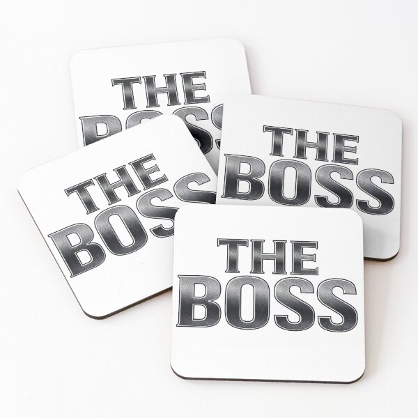 Item preview, The Boss Metallic Typography designed and sold by latelierdechris.