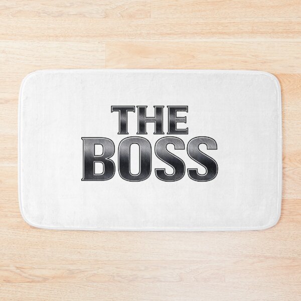 Item preview, The Boss Metallic Typography designed and sold by latelierdechris.