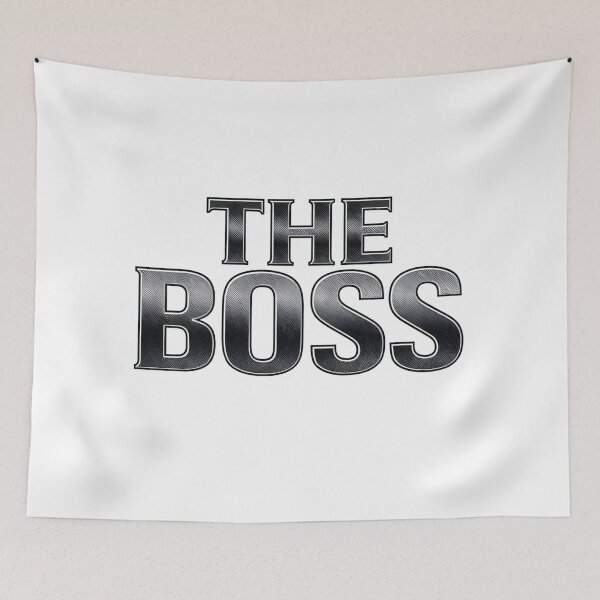 Item preview, The Boss Metallic Typography designed and sold by latelierdechris.