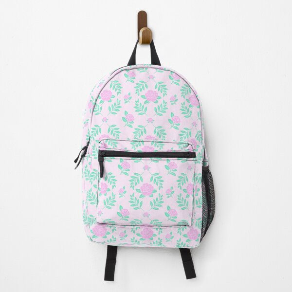 Item preview, Camellia Damask Green and Pink designed and sold by SilverPegasus.