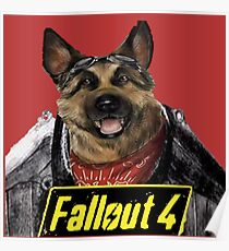 fallout4 dog meat (power armour) Poster