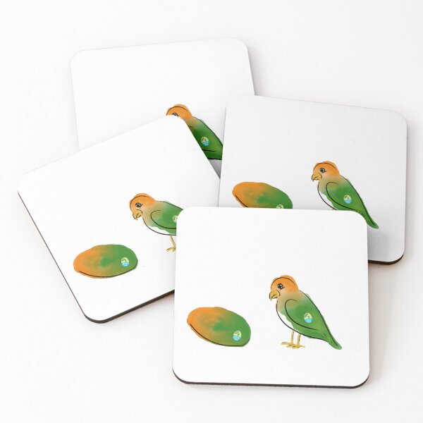 Item preview, caique mango designed and sold by fatbird-art.