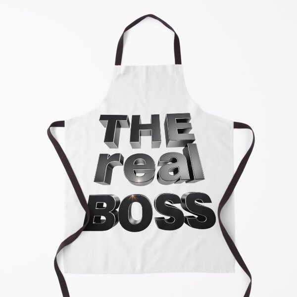Item preview, The Real Boss High-Impact Metallic Typography designed and sold by latelierdechris.