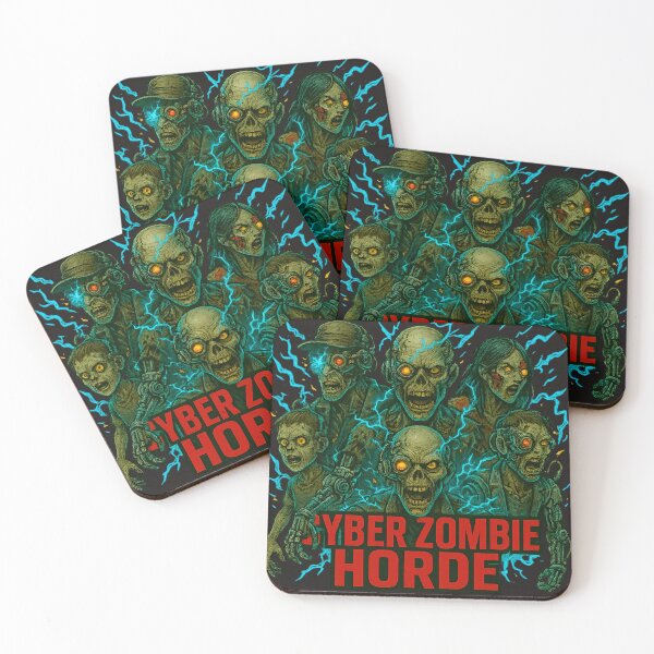 Item preview, Cyber Zombie Horde: Rise of the Mechanized Undead designed and sold by Thaivi Design.