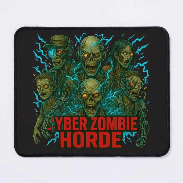 Artikelvorschau, Cyber Zombie Horde: Aufstieg der mechanisierten Untoten entworfen und verkauft von Thaivi Design.