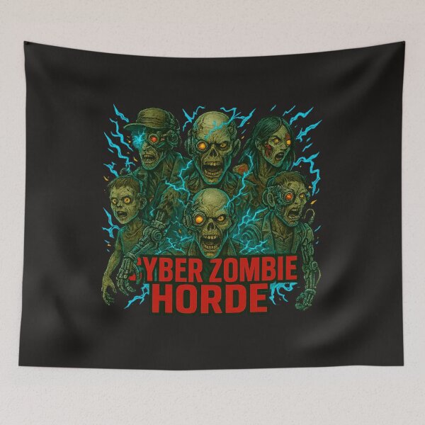 Item preview, Cyber Zombie Horde: Rise of the Mechanized Undead designed and sold by Thaivi Design.