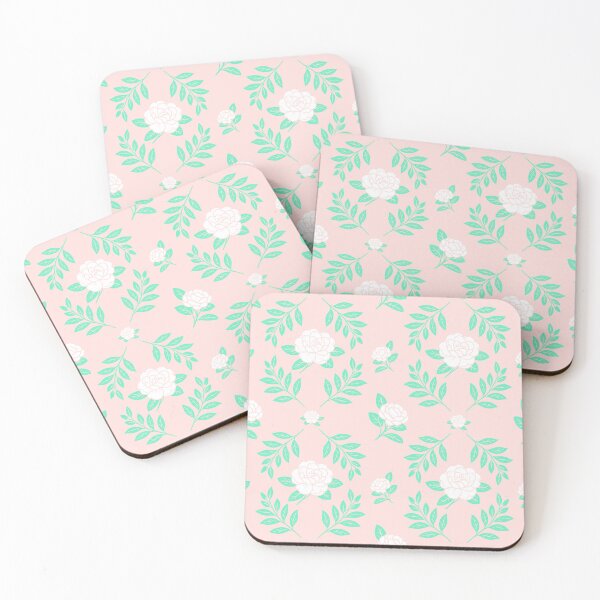 Item preview, Camellia Damask White and Peach designed and sold by SilverPegasus.