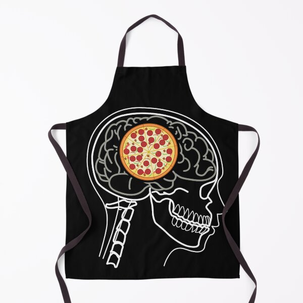 Item preview, Funny X-ray of Pizza on Brain  designed and sold by Jaudaux Designs.