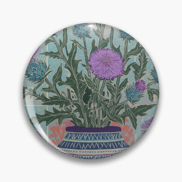 Item preview, A Vase of of Thistles designed and sold by zuluspice.
