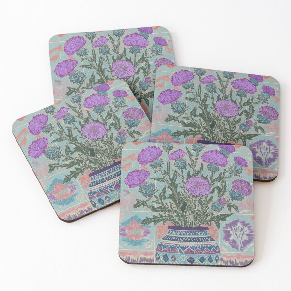 Item preview, A Vase of of Thistles designed and sold by zuluspice.