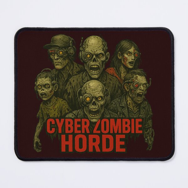 Item preview, Cyber Zombie Horde: Rise of the Mechanized Undead designed and sold by Thaivi Design.