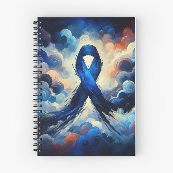 Item preview, Abstract Dark Blue Awareness Ribbon  designed and sold by HealthCoreCommunity.