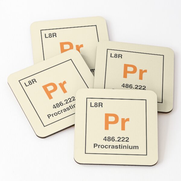 Item preview, Element of I'll Do It Later Funny Periodic Table Procrastination Humor designed and sold by Stadify.