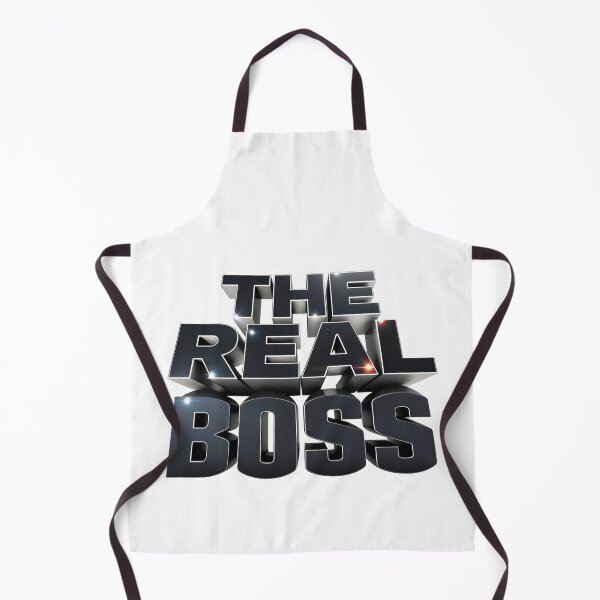 Item preview, The Real Boss Striking Metallic Typography designed and sold by latelierdechris.