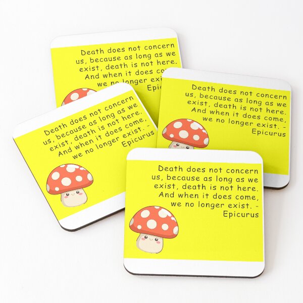 Item preview, Fun Epicurus quote about death designed and sold by anythingbutbroicism.