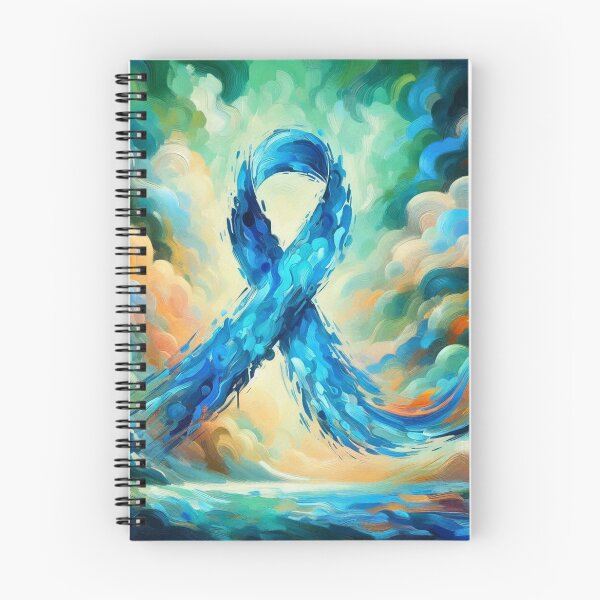 Item preview, Abstract Blue Awareness Ribbon 2 designed and sold by HealthCoreCommunity.