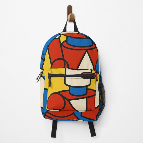 Item preview, Cubist machine figures in color designed and sold by Sigtrix.