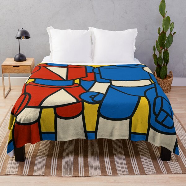 Item preview, Cubist machine figures in color designed and sold by Sigtrix.