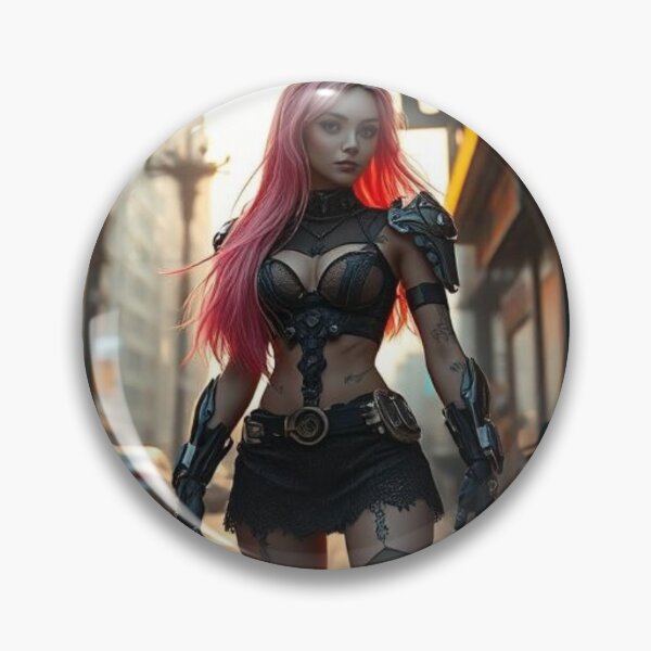 Item preview, The Cyber Girl and the Dystopian Future designed and sold by e-not-shop.