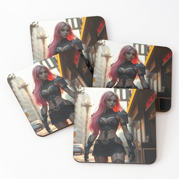 Item preview, The Cyber Girl and the Dystopian Future designed and sold by e-not-shop.