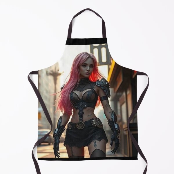 Item preview, The Cyber Girl and the Dystopian Future designed and sold by e-not-shop.