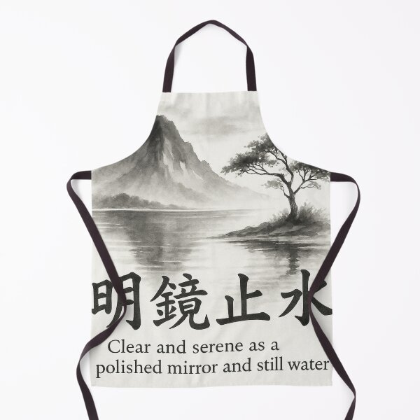 Item preview, Meikyō Shisui – Serene Ink Landscape designed and sold by JPN-NOGRAY-SHOP.