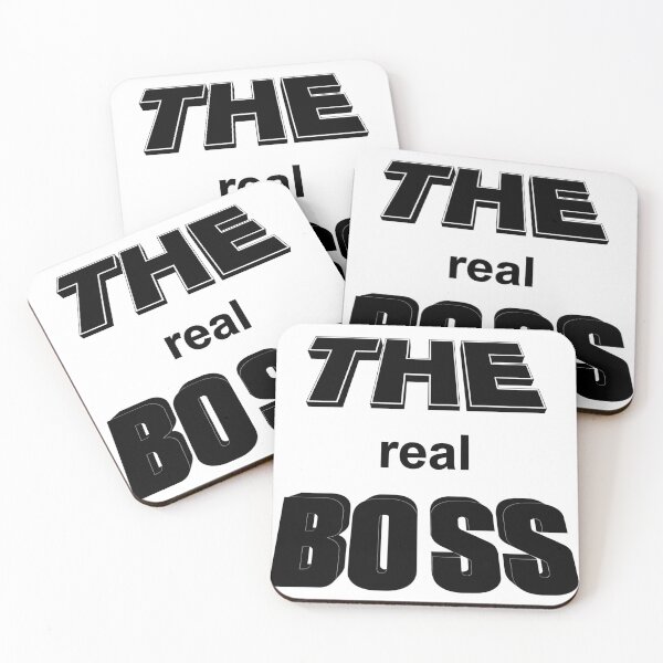 Item preview, The Real Boss Powerful 3D Typography designed and sold by latelierdechris.