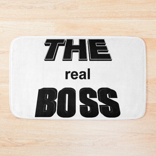 Item preview, The Real Boss Powerful 3D Typography designed and sold by latelierdechris.