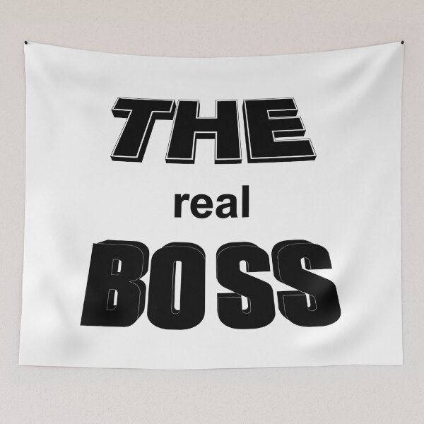 Item preview, The Real Boss Powerful 3D Typography designed and sold by latelierdechris.