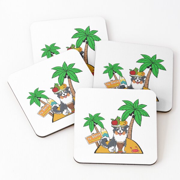 Item preview, Funny Collie Dog is stranded on a deserted island designed and sold by Pet Station.