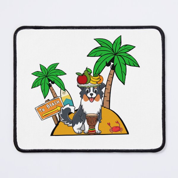 Item preview, Funny Collie Dog is stranded on a deserted island designed and sold by Pet Station.