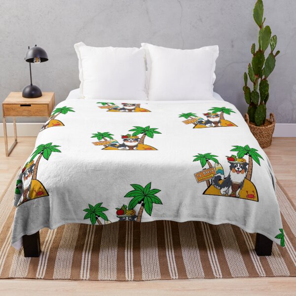 Item preview, Funny Collie Dog is stranded on a deserted island designed and sold by Pet Station.