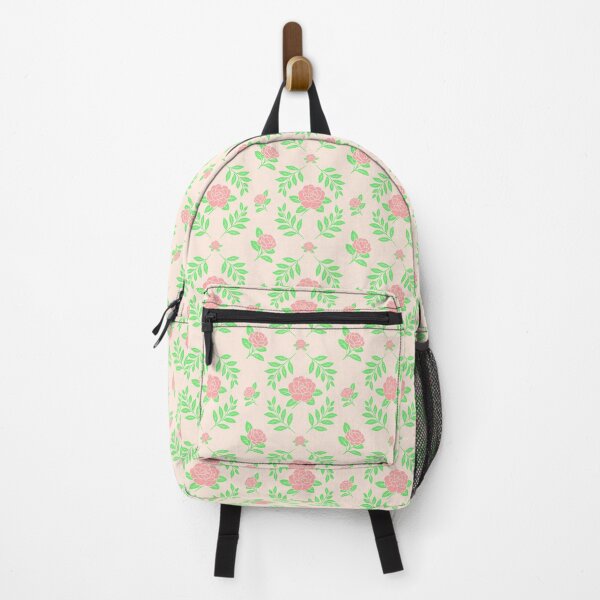 Item preview, Camellia Damask Peach and Green designed and sold by SilverPegasus.