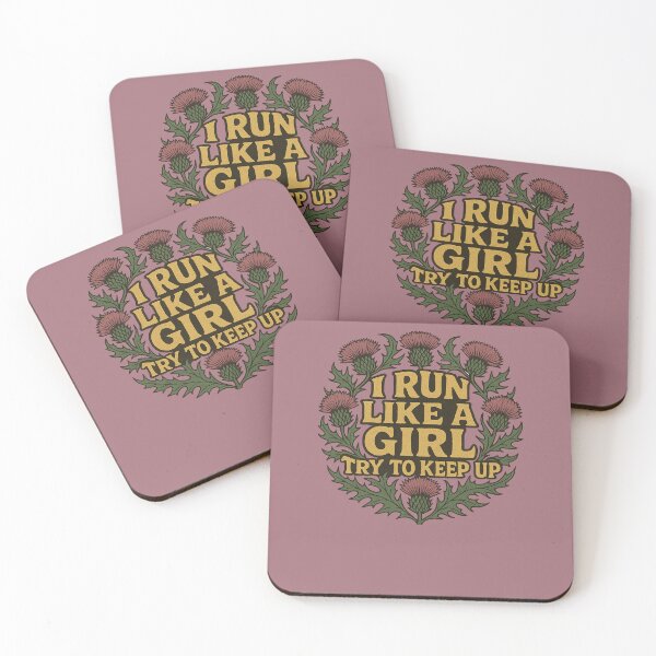 Item preview, I run like a girl try to keep up designed and sold by FrictionMaxxing.