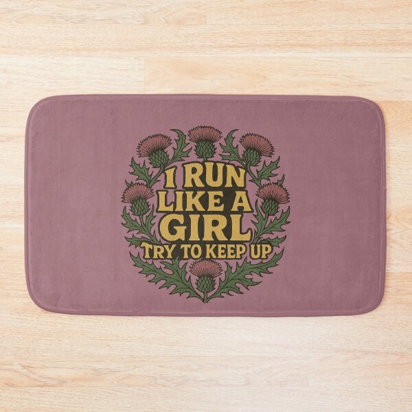 Item preview, I run like a girl try to keep up designed and sold by FrictionMaxxing.