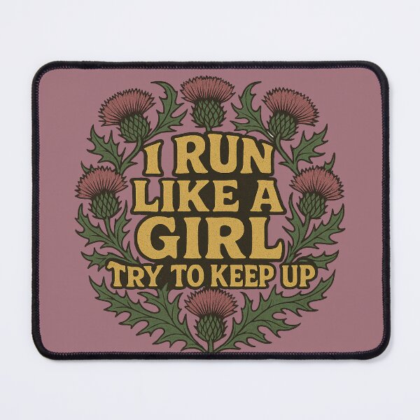 Item preview, I run like a girl try to keep up designed and sold by FrictionMaxxing.
