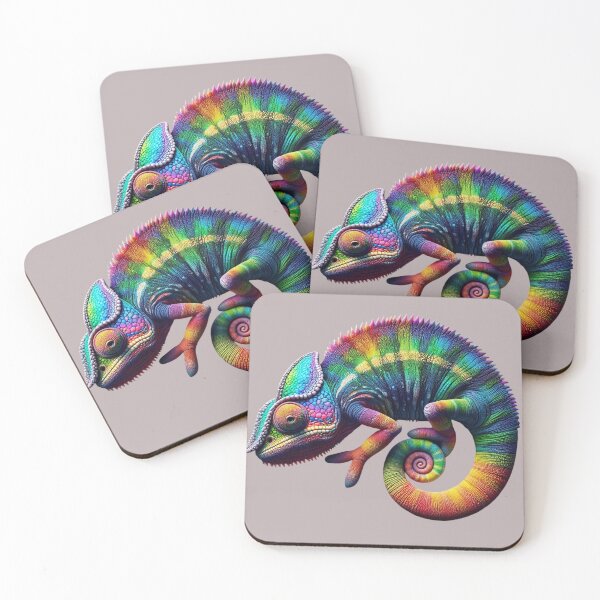 Item preview, Rainbow Chameleon designed and sold by Animals - WildSpirit.