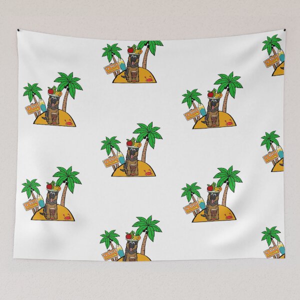 Item preview, Cute Guard Dog is stranded on a deserted island designed and sold by Pet Station.