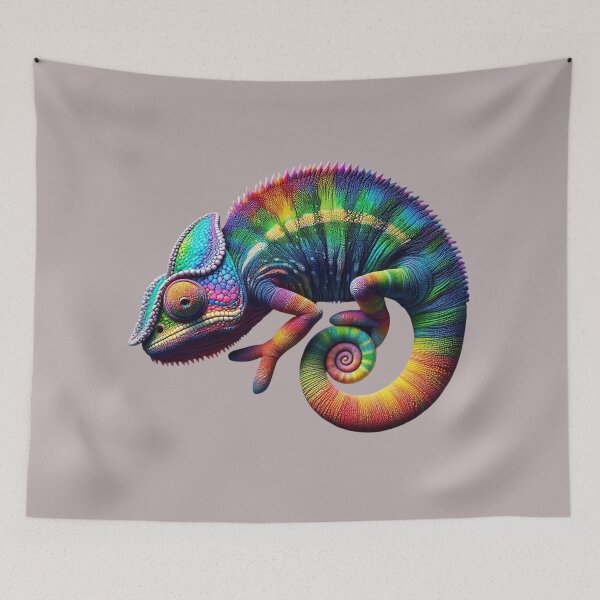 Item preview, Camaleon de arcoiris designed and sold by Animals - WildSpirit.